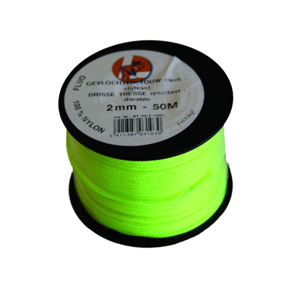 Gevl Nylon 2Mm B.50M Fluo