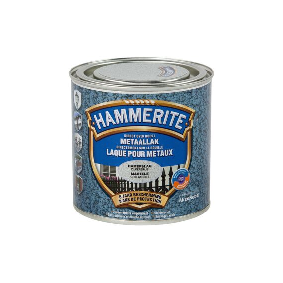 Hammerite Hamerslaglak Zilvergrijs 250 Ml