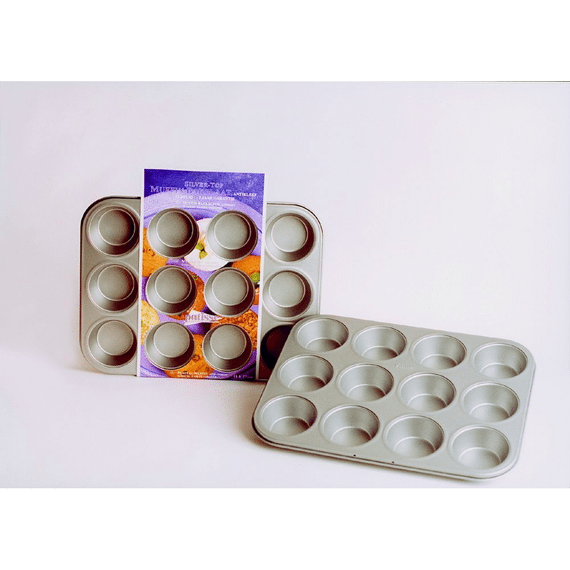 Patisse Muffin-Bakplaat Silver-Top 12-Dlg