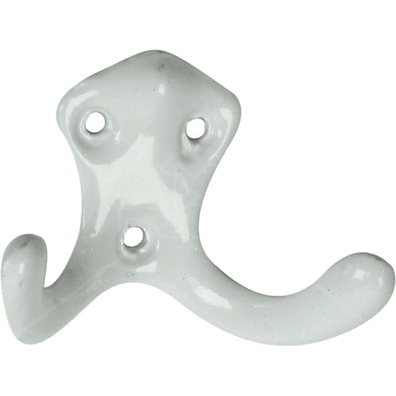 Haak Aluminium Wit Gelakt (type 2)