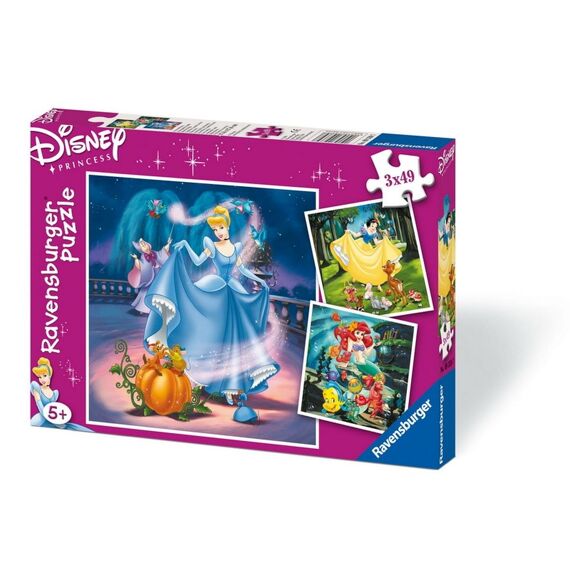 Ravensburger Puzzel 3X49 Stuks Wd Disney Princess