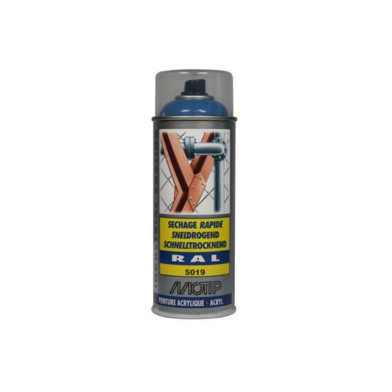 Motip Industrial Ral 5019 Capri Blauw 400 Ml