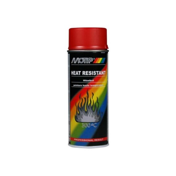 Motip Hittebestendige Lak Rood 300°C 400 Ml