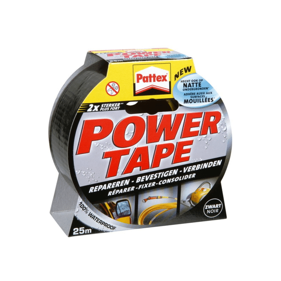 Pattex Power Tape 25M Zwart