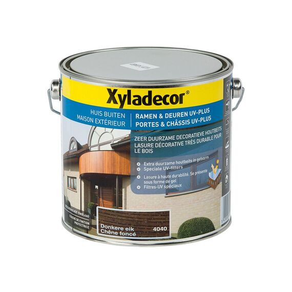 Xyladecor Ramen&Deuren Uv-Plus Donkere Eik 2.5L