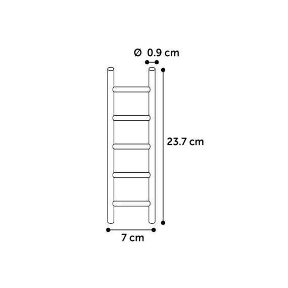 Houten Ladder Met 5 Treden