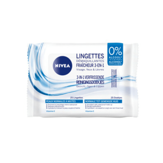 Nivea Visage Verfrissende Reinigingsdoekjes 25 Stuks