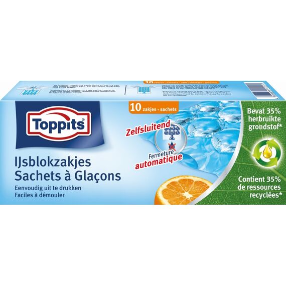 Toppits Ijsblokzakjes 10St