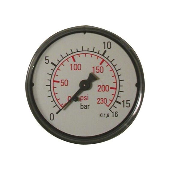 Manometer 16B Onderaansl. 1/4 (Blister)