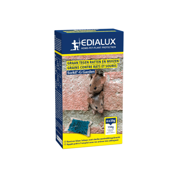 Edialux Graan Tegen Ratten & Muizen Sorkil G Garden 150g