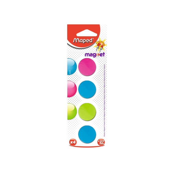 Maped Magneten Kleur 27Mm 4St