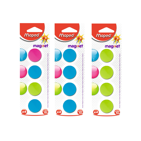 Maped Magneten Kleur 27Mm 4St