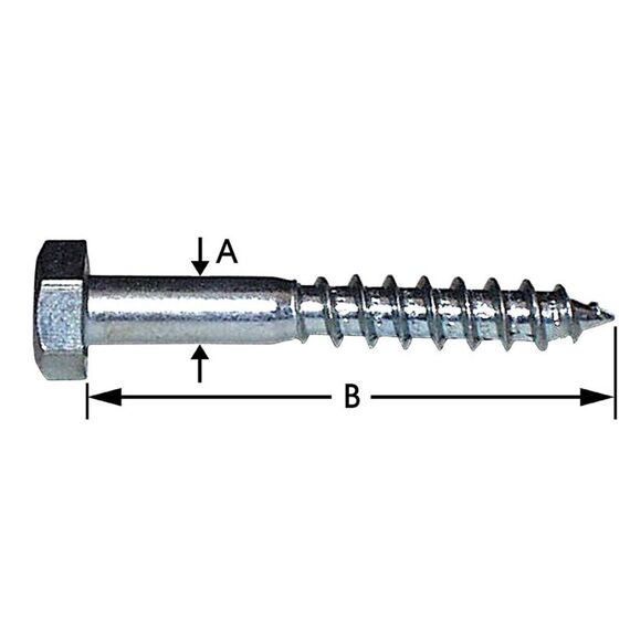 Houtdraadbouten 8X140Mm