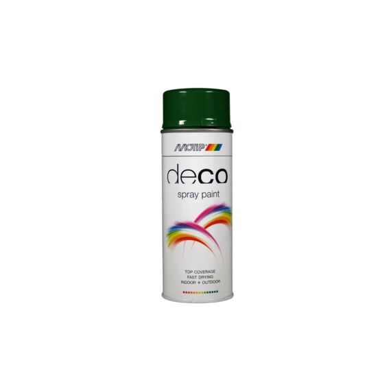 Motip Colourspray Hoogglans Ral 6002 Bladgroen 400 Ml