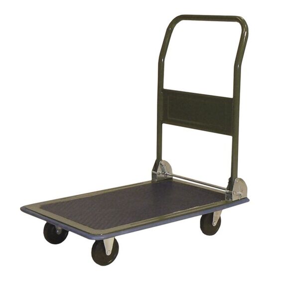 Plateauwagen 150Kg Staal Plateau:74X48Cm