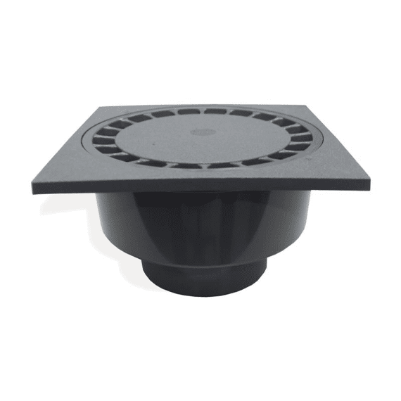Klokr.Pvc 250X250-110 Donkergrijs