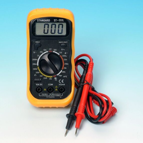 Dig. Multimeter mini + blacklight display