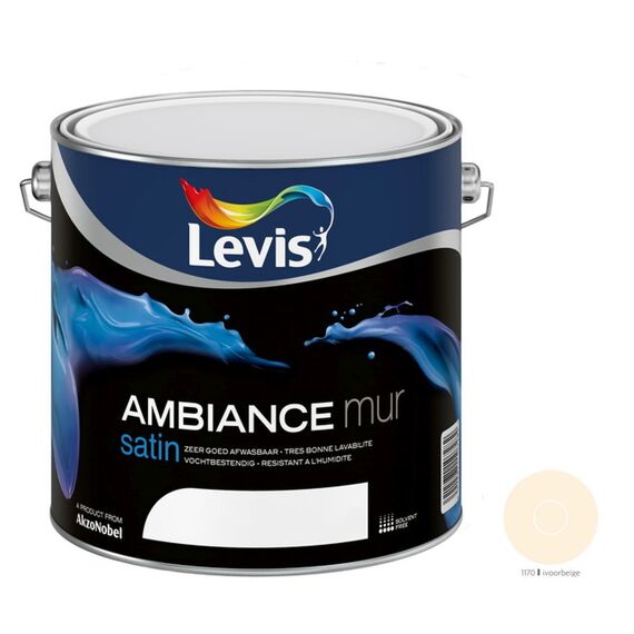 Levis Ambiance mur satin 2,5L 1170