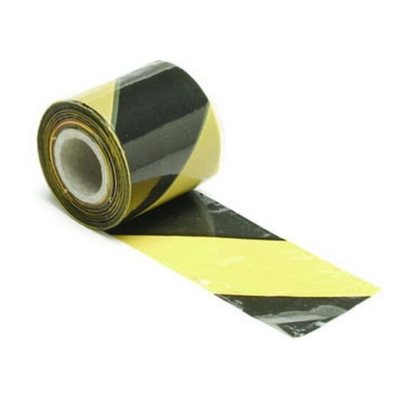 Geel/zwart signalisatielint 250m