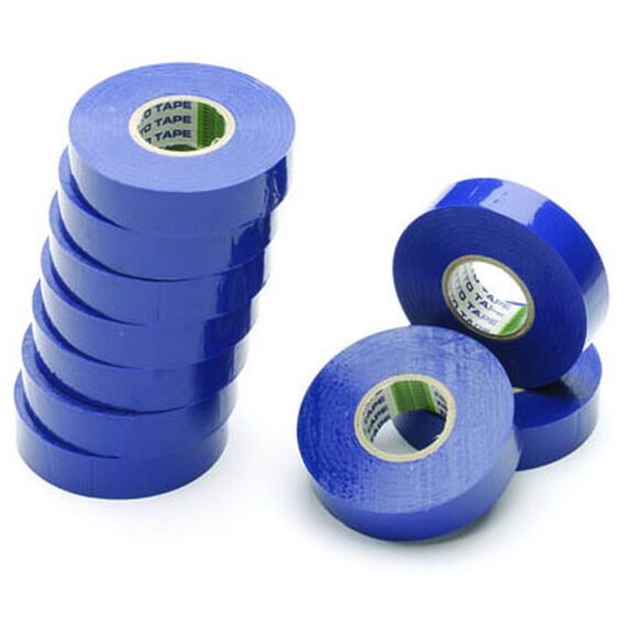 Isolatietape blauw 19mm x 20m