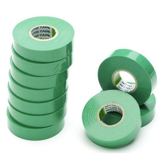 Isolatietape groen 19mm x 20m