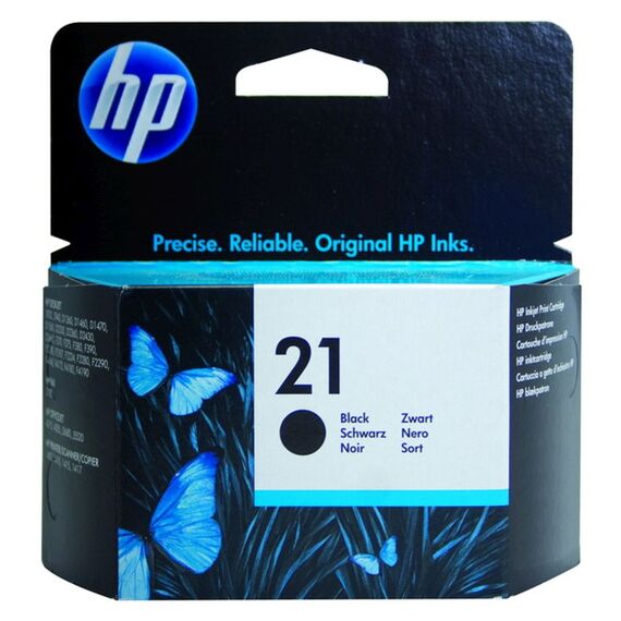 Hp Inkcartridge Nr 21 Zwart