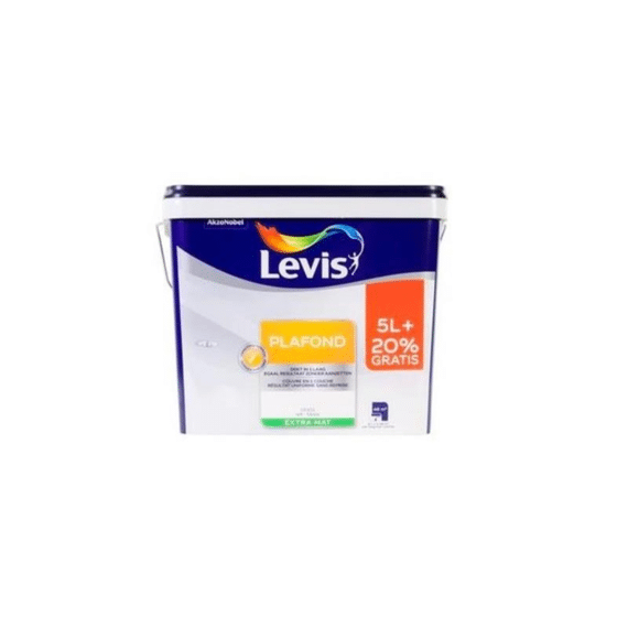 Levis Plafond 5L+1L (20% Gratis)  0001 Wit