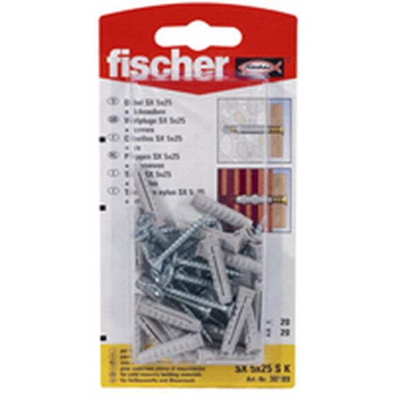 Fischer Zb Plug Sx 5X25 Sk +Schroef