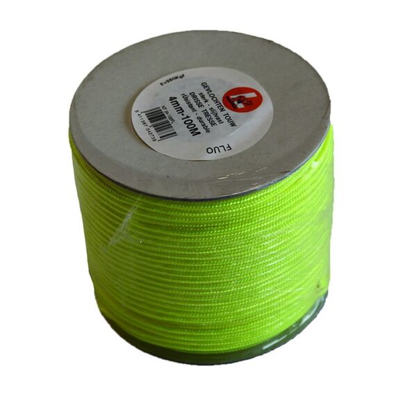 Gevl. Nylon 4Mm B. 100M Fluo