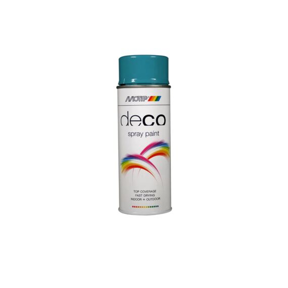 Motip Colourspray Hoogglans Ral 5018 Turquoise 400 Ml