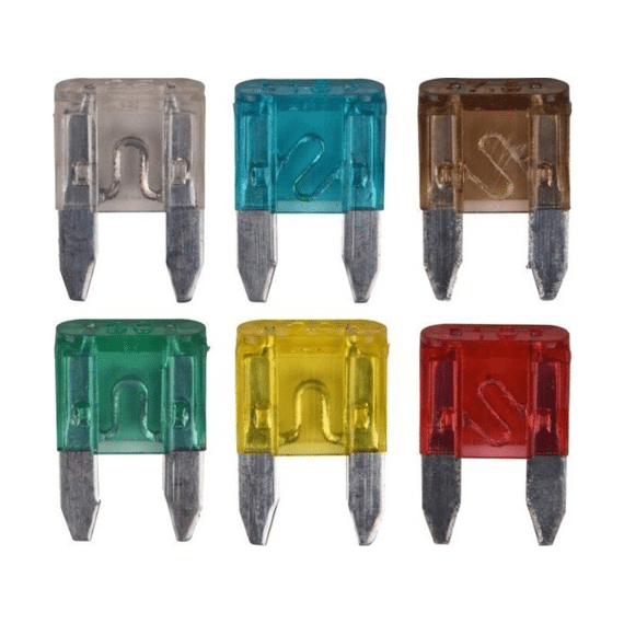 Minizekering Assorti. 6Stuks