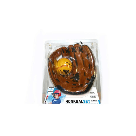Handschoen + Pvc Bal Honkbalset