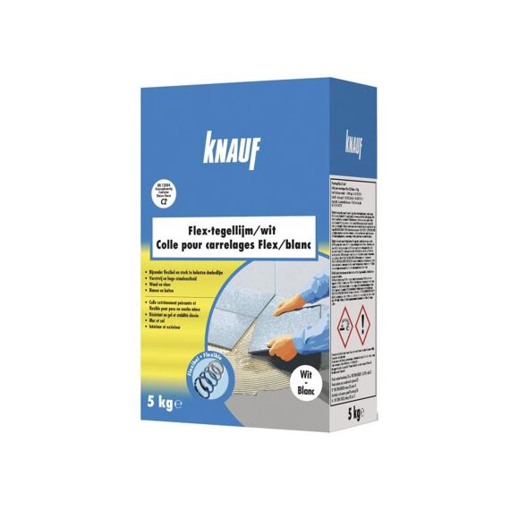 Knauf Flex Tegellijm Wit 5Kg