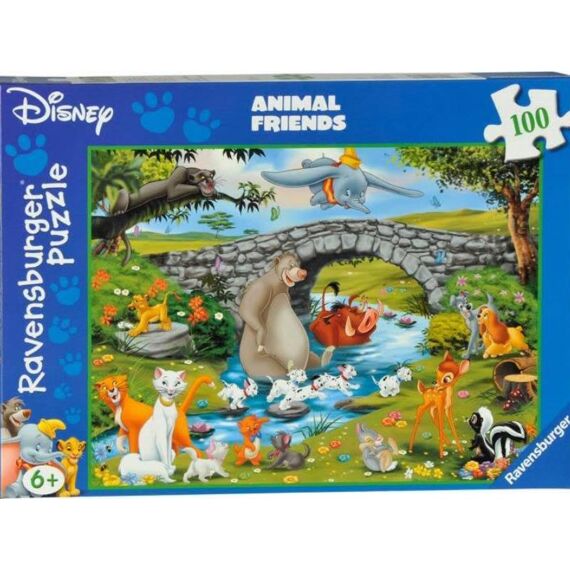 Ravensburger Puzzel 100 Stuks Xxl Wd: Familie Animal Friends