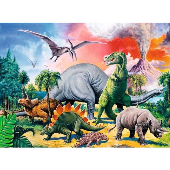 Ravensburger Puzzel 100 Stuks Tussen De Dinosauriërs