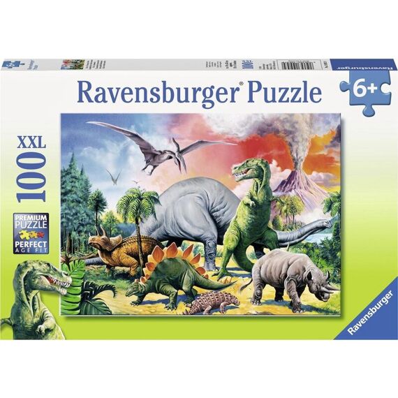 Ravensburger Puzzel 100 Stuks Tussen De Dinosauriërs