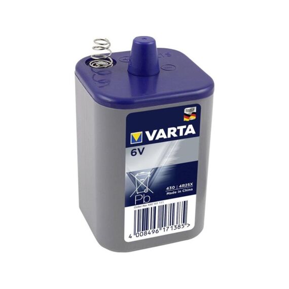 Blokbatterij 6V 4R25+Veer 430