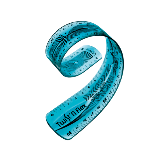 Maped Plastic Lat 30Cm Twist 'N Flex