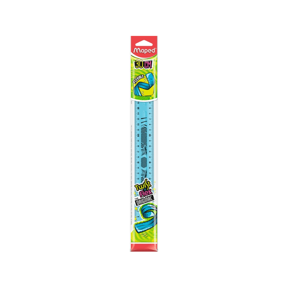 Maped Plastic Lat 30Cm Twist 'N Flex