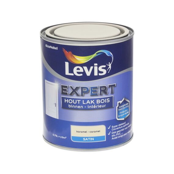 Levis Expert Houtlak Binnen Satin 0,75L Karamel