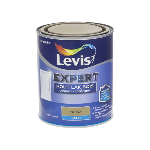 Levis Expert Houtlak Binnen Satin 0,75L Vijg