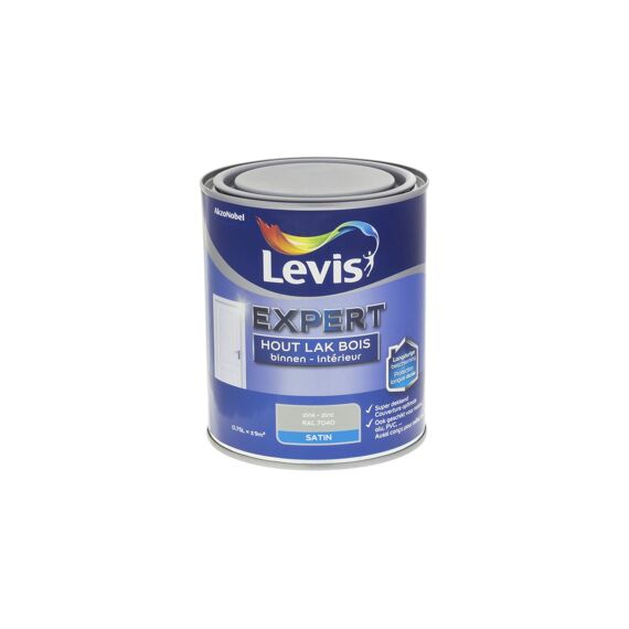 Levis Expert Houtlak Binnen Satin 0,75L Zink