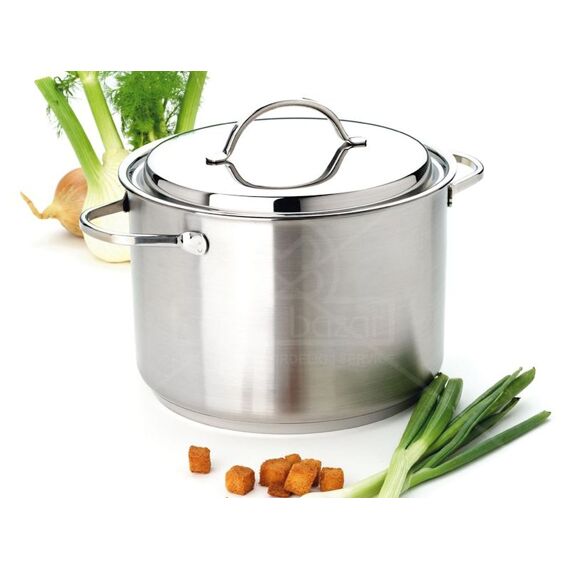 Demeyere Resto 3 Hoge Kookpot  Deksel 12L 24Cm