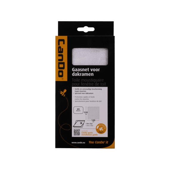 Gaasnet Clips 120X140 Wit