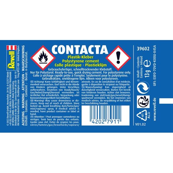 Revell 39602 Contacta Cement 13Ml