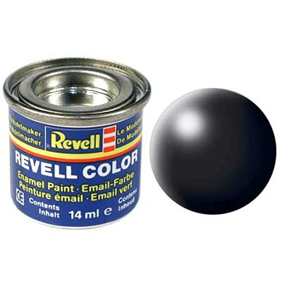 Revell Verf Zwart, Zijdemat 14Ml