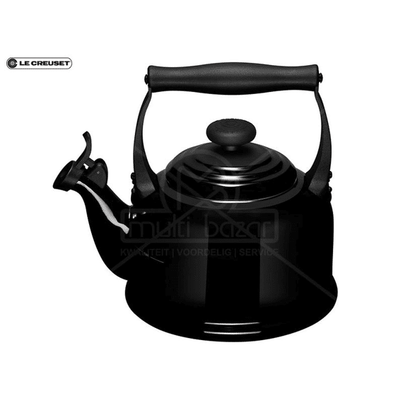 Le Creuset Waterketel Tradition Zwart