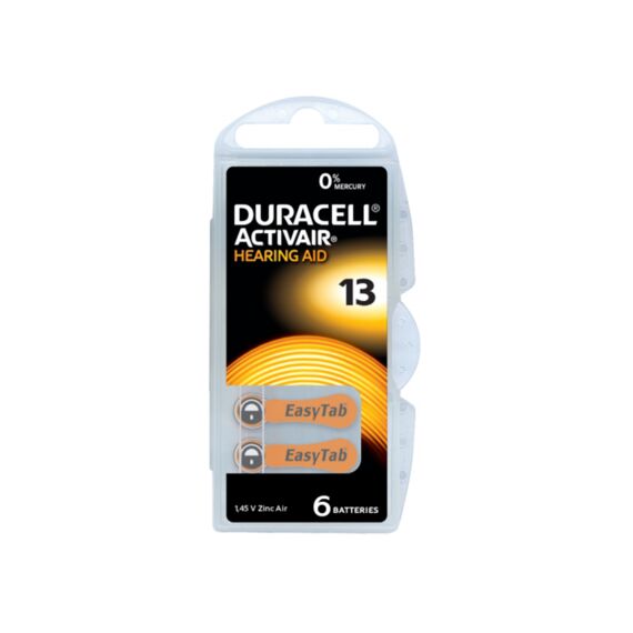 Duracell 13 Hoorapparaat 6 Stuks