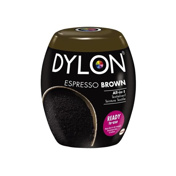 Dylon Color Fast Bol Nr 17 Espresso Brown + Zout 350G