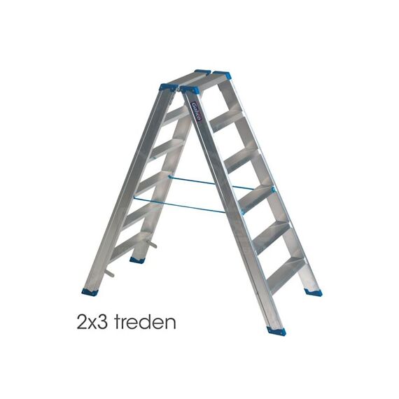 Ind. Trapladder 2X3 Treden Dubbel